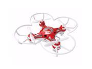 Wanmingtek FQ777-124 2.4HGZ Mini Quadcopter Micro Pocket Drone 4CH 6Axis Gyro Switchable Controller RC Helicopter Kids Toys (Red)