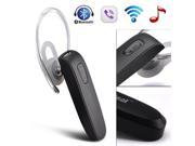 Wireless Bluetooth Headset Handsfree Stereo Music 2 Mic For Cell Phone Universal