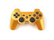 Wireless Bluetooth Game Controller Remote Control Gamepad Joystick For PS3 Gold