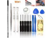 18 IN1 Mobile Repair Opening Tools Kit Set Pry Screwdriver For Cell Phone iPhone