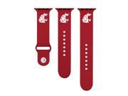 Washington State Cougars Silicone Sport Band Fits 38mm Apple Watch™