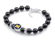 Murray State Racers Black Pearl Bracelet
