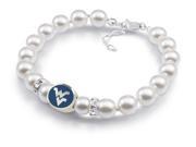 West Virginia White Pearl Bracelet