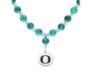 Oregon Ducks Turquoise Necklace with Round Charm