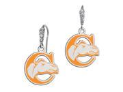 Campbell Fighting Camels CZ Logo Earrings