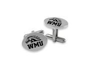 Western Michigan Broncos Football Shape Cufflinks