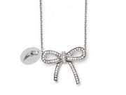 Indianapolis Greyhounds Crystal Bow Necklace