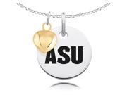 Arizona State Sun Devils Necklace with Heart Charm