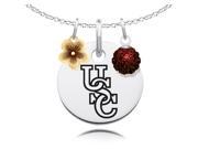 South Carolina Gamecocks Necklace with Flower Charm