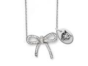 Buffalo State Bengals Crystal Bow Necklace