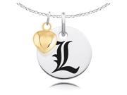 Louisville Cardinals Necklace with Heart Charm