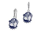 Georgetown Hoyas CZ Logo Earrings