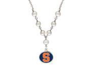 Syracuse Orange Pearl Necklace
