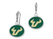 South Florida Bulls Enamel CZ Cluster Earrings South Florida Bulls Enamel CZ Cluster Earrings