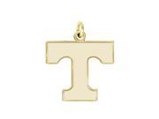 Tennessee Volunteers 14K Yellow Gold Natural Finish Cut Out Logo Charm