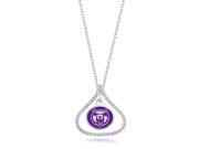 Central Arkansas Bears Silver and CZ Necklace Central Arkansas Bears Silver and CZ Necklace