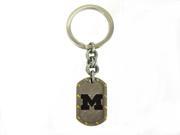 Michigan Wolverines Two Tone Key Ring