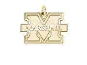 Marshall Thundering Herd 14KT Gold Charm