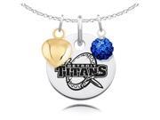 Detroit Mercy Titans Necklace with Charm Accents