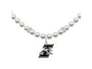 Indianapolis Greyhounds White Pearl Cutout Necklace