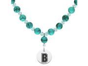 Brown Bears Turquoise Necklace with Round Charm