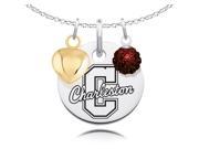 Charleston Cougars Necklace with Charm Accents