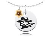 Texas El Paso Miners Necklace with Flower Charm