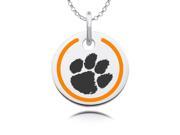 Clemson Tigers Round Enamel Charm