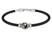 Morgan State Bears Oval Bead on Rubber Bracelet Morgan State Bears Oval Bead on Rubber Bracelet