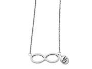 Delaware Blue Hens Stainless Steel Infinity Necklace