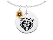 Kutztown Golden Bears Necklace with Flower Charm