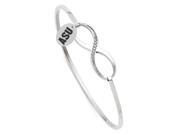 Arizona State Sun Devils Stainless Steel Infinity CZ Bracelet Arizona State Sun Devils Stainless Steel Infinity CZ Bracelet