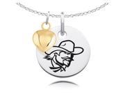 Eastern Kentucky Colonels Necklace with Heart Charm