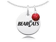 Cincinnati Bearcats Necklace with Crystal Ball Accent