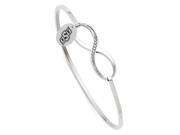 Oklahoma State Cowboys Stainless Steel Infinity CZ Bracelet Oklahoma State Cowboys Stainless Steel Infinity CZ Bracelet