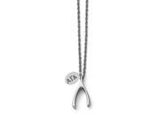 Alpha Gamma Delta Wishbone Necklace