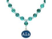 Alpha Xi Delta Turquoise Necklace