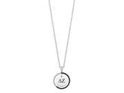 Delta Zeta Black and White CZ Necklace Delta Zeta Black and White CZ Necklace