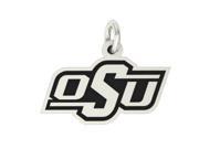 Oklahoma State Silver Logo Cut Out Charm