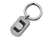 Miami Hurricanes Stainless Steel Key Ring