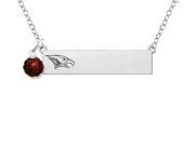 North Carolina Central Eagles Bar Necklace with Crystal Ball Accent