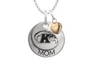 Kent State Golden Flashes MOM Necklace with Heart Accent