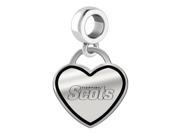 Monmouth Fighting Scots Border Heart Dangle Charm