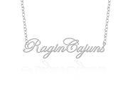 Louisiana Lafayette Ragin Cajuns Cutout Necklace