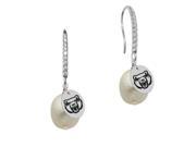 Central Arkansas Bears Pearl and CZ Drop Earring