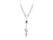 Rhode Island Rams Crystal and Pearl Necklace