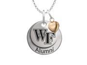 Wake Forest Demon Deacons Alumni Necklace with Heart Accent