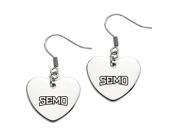 Southeast Missouri State Redhawks Heart Drop Earrings