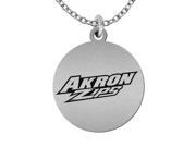 Akron Zips Round Stainless Steel Necklace Akron Zips Round Stainless Steel Necklace