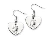 Ferris State Bulldogs Heart Drop Earrings